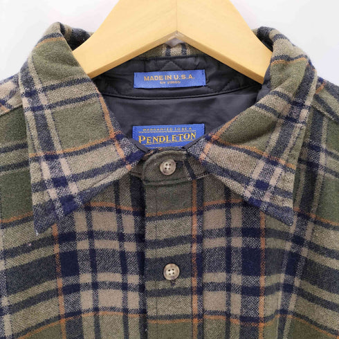 ペンドルトン PENDLETON L/S チェック柄ウールシャツ メンズ JPN:XL