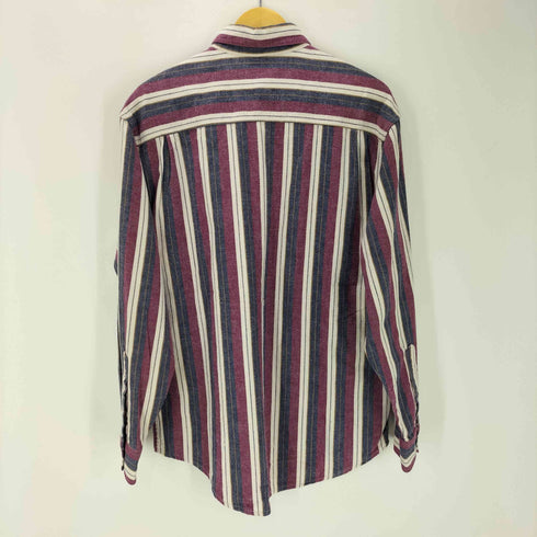 エディーバウアー Eddie Bauer L/S 黒タグ ストライプシャツ MCKINLEY CLOTH メンズ
