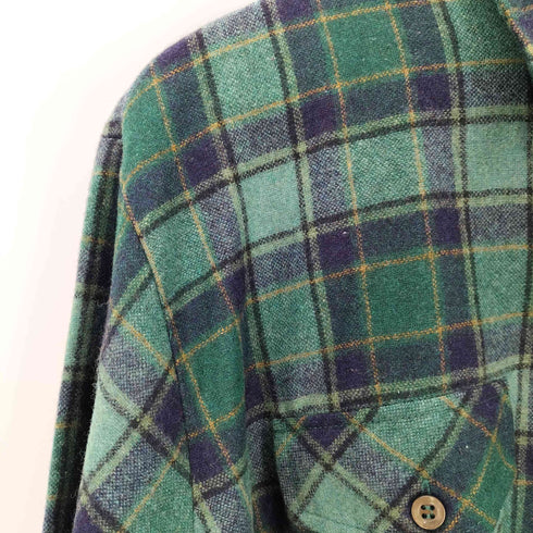 ケーマート Kmart L/S ウールチェック柄シャツ メンズ JPN:L