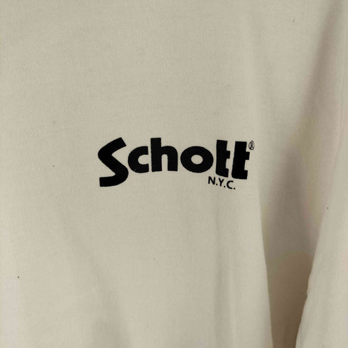 ショット Schott L/S T-Shirts メンズ import:M