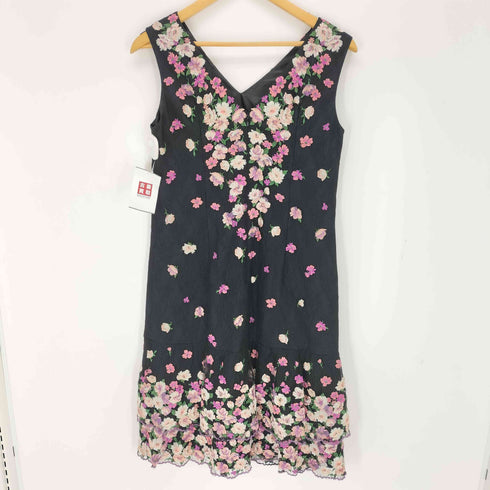 グレースコンチネンタル GRACE CONTINENTAL チュール刺繍フラワーワンピース レディース