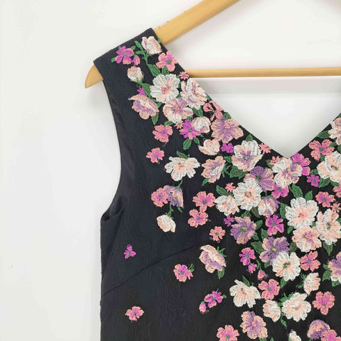 グレースコンチネンタル GRACE CONTINENTAL チュール刺繍フラワーワンピース レディース