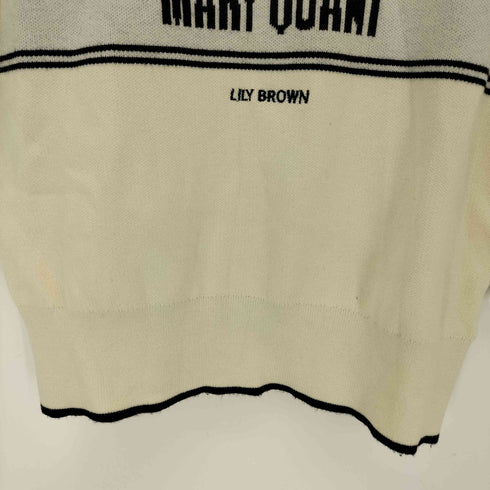 リリーブラウン Lily Brown ポロニットプルオーバー レディース ONE SIZE