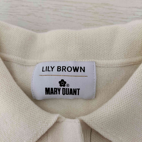 リリーブラウン Lily Brown ポロニットプルオーバー レディース ONE SIZE