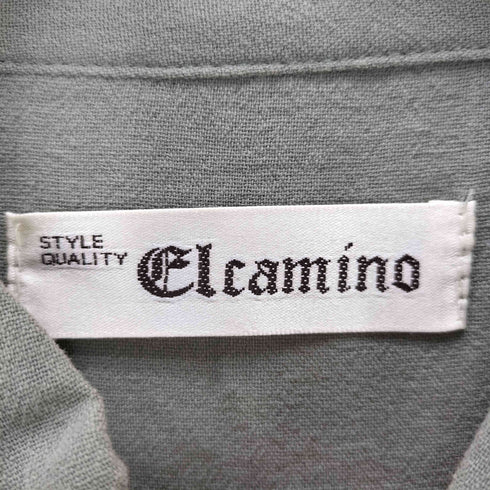 CLCAMINO チャイナボタン 半袖ワンピース レディース