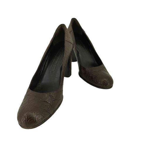 ジルサンダー JIL SANDER クロコ ヒールパンプス VIBRAM レディース 36 1/2