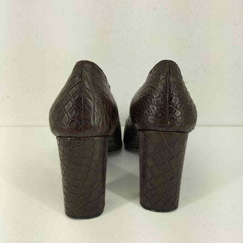 ジルサンダー JIL SANDER クロコ ヒールパンプス VIBRAM レディース 36 1/2