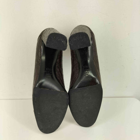 ジルサンダー JIL SANDER クロコ ヒールパンプス VIBRAM レディース 36 1/2