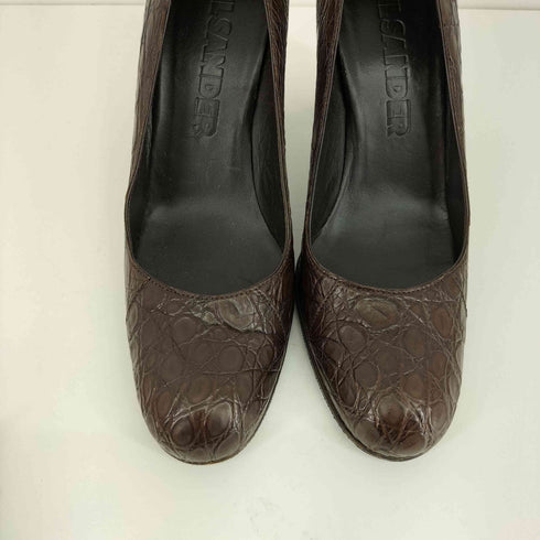 ジルサンダー JIL SANDER クロコ ヒールパンプス VIBRAM レディース 36 1/2