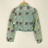 アイエススナオクワハラ I.S. sunao kuwahara レーヨン刺繍クロップドジャケット レディース JPN:M