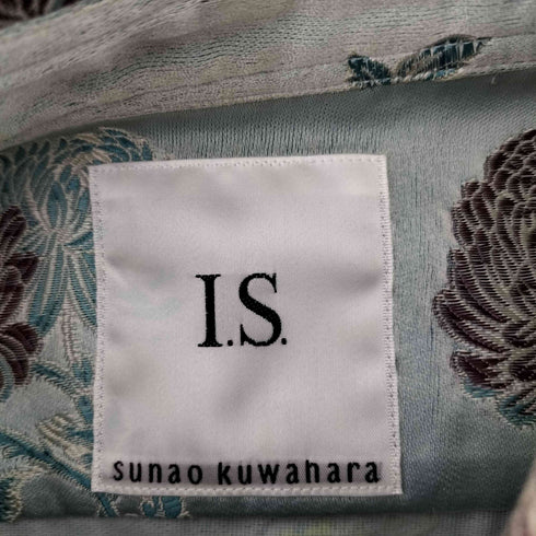 アイエススナオクワハラ I.S. sunao kuwahara レーヨン刺繍クロップドジャケット レディース JPN:M