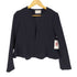 セルフォード CELFORD 23AW ネイビーノーカラーペプラムジャケット レディース JPN:36