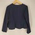 セルフォード CELFORD 23AW ネイビーノーカラーペプラムジャケット レディース JPN:36