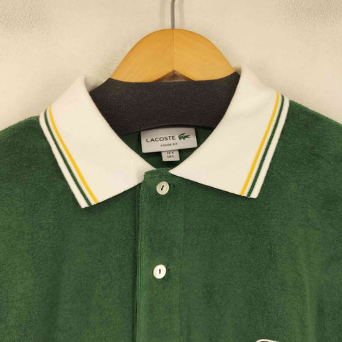 ラコステ LACOSTE ハイゲージパイル地ポロシャツ メンズ L