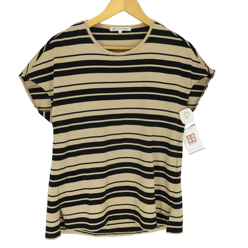 ニジュウサンク 23区 コットンノースリーブボーダーTEE レディース JPN:38