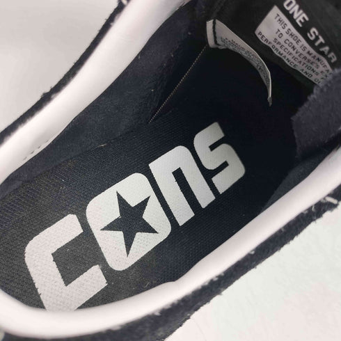 コンバース CONVERSE CONS ONE STAR PRO BLACK SUEDE コンズ ワン スター ブラック スエード スニーカー レディース WOS 6 22.5cm