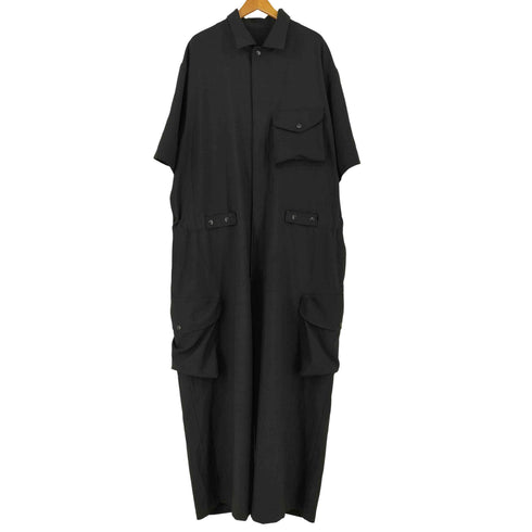 サイトバイヨウジヤマモト syte by Yohji Yamamoto PE/ Stretch Twill Short Sleeve Military All-in-one メンズ 3