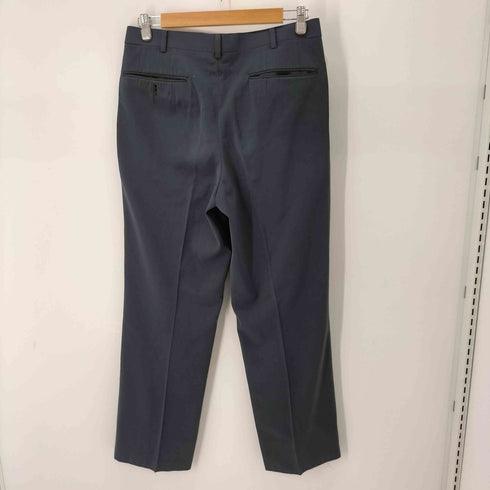 SPORTS SLACKS 2タックスラックスパンツ フロントワンポイント刺繍 メンズ
