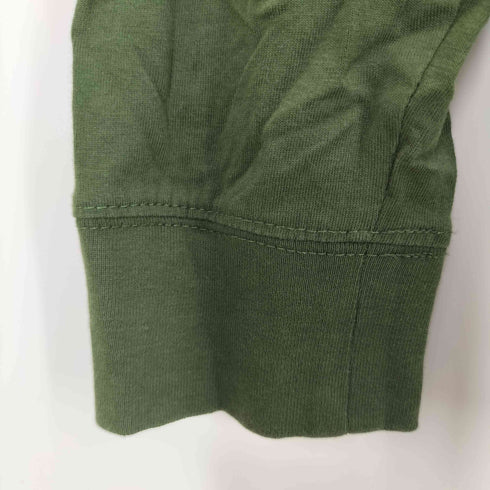 トミーヒルフィガー TOMMY HILFIGER ロゴ刺繍 クルーネック L/S Tシャツ メンズ import:M