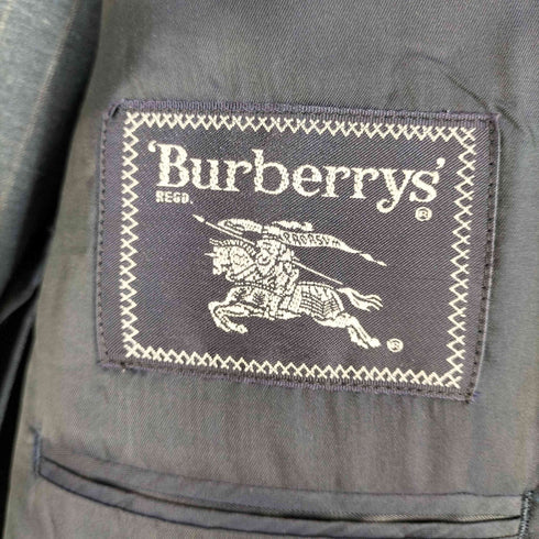 バーバリーズ BURBERRYS ウールストライプダブルテーラードジャケット メンズ