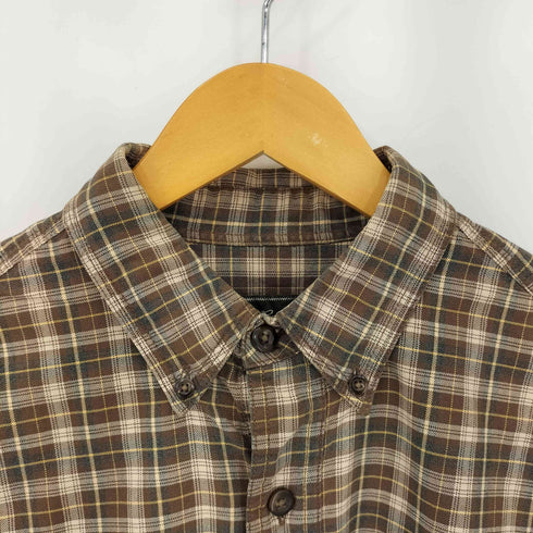 エディーバウアー Eddie Bauer コットンチェックBDシャツ メンズ import:S