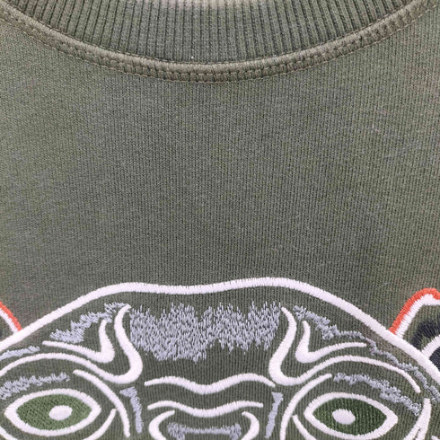 ケンゾーパリス KENZO PARIS タイガー刺繍 L/S プルオーバースウェット メンズ import:S