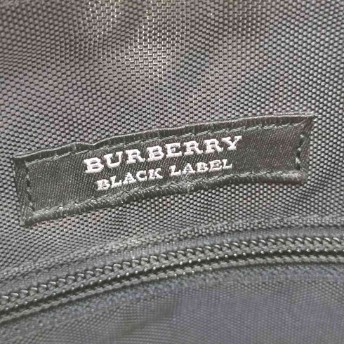 バーバリーブラックレーベル BURBERRY BLACK LABEL ノバチェック ナイロン レザー 切替 ショルダーバッグ メンズ ONE SIZE