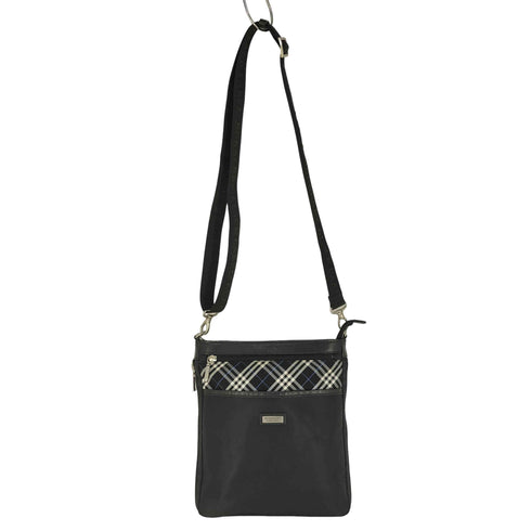 バーバリーブラックレーベル BURBERRY BLACK LABEL ノバチェック ナイロン レザー 切替 ショルダーバッグ メンズ ONE SIZE