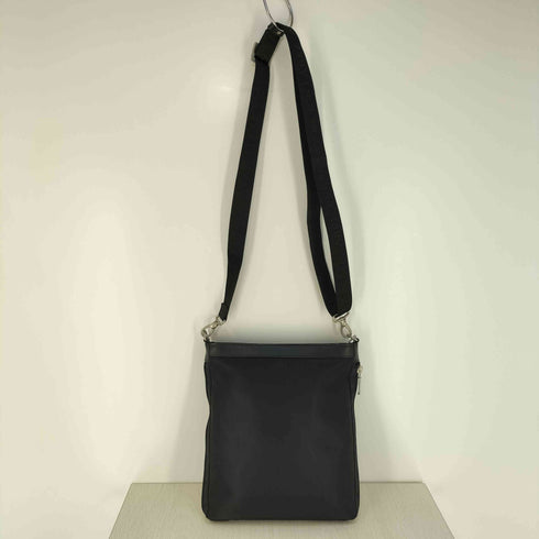 バーバリーブラックレーベル BURBERRY BLACK LABEL ノバチェック ナイロン レザー 切替 ショルダーバッグ メンズ ONE SIZE