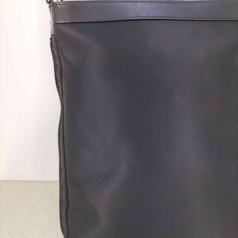 バーバリーブラックレーベル BURBERRY BLACK LABEL ノバチェック ナイロン レザー 切替 ショルダーバッグ メンズ ONE SIZE