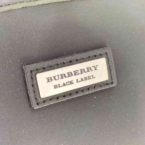 バーバリーブラックレーベル BURBERRY BLACK LABEL ノバチェック ナイロン レザー 切替 ショルダーバッグ メンズ ONE SIZE
