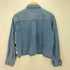 スローブイエナ SLOBE IENA 24SS クロップドシャツ ダブルボタン デニムシャツ インディゴ染め レディース