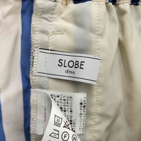 スローブイエナ SLOBE IENA 24SS ストライプ イージーパンツ レディース
