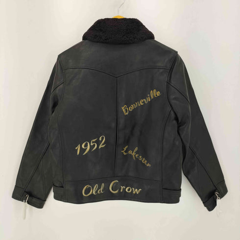 オールドクロウ OLD CROW SPEED SHOP-SPORTS JACKET COW HIDE メンズ JPN:S