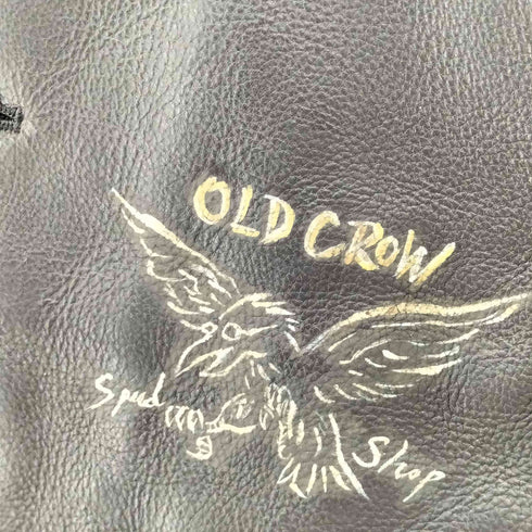 オールドクロウ OLD CROW SPEED SHOP-SPORTS JACKET COW HIDE メンズ JPN:S