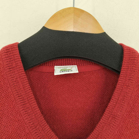 ラコステ LACOSTE フランス製 ウールアクリル Vネック ニット メンズ 5