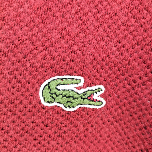 ラコステ LACOSTE フランス製 ウールアクリル Vネック ニット メンズ 5