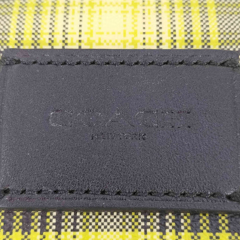 コーチ COACH ソフト プレイドプリント クラッチバッグ ラージポーチ メンズ ONE SIZE