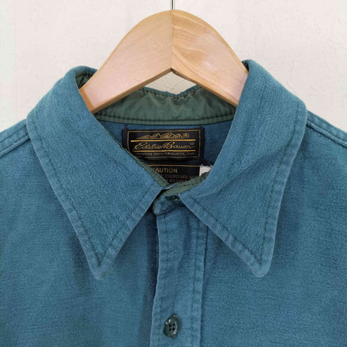 エディーバウアー Eddie Bauer USA製 黒タグ前期 シャモアシャツ メンズ import:L