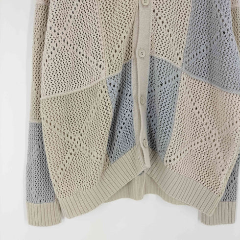 ザラ ZARA 切替デザインニットシャツ メンズ import:M