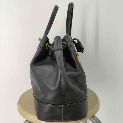 ソニアリキエル SONIA RYKIEL レザーハンドバック フロントロゴ レディース