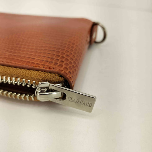 グラッドハンド GLADHAND ZIP BILLFOLD WALLET LIZARD メンズ