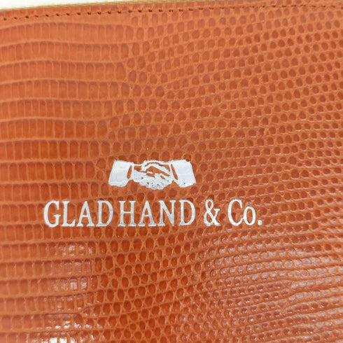 グラッドハンド GLADHAND ZIP BILLFOLD WALLET LIZARD メンズ