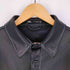 ザラ ZARA スクエアカット フェイクレザー オーバーシャツ メンズ import:M