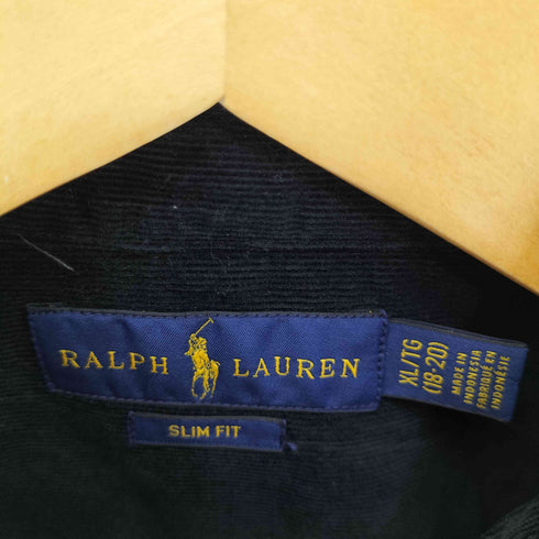 ラルフローレン RALPH LAUREN ポロベア刺繍コーデュロイBDシャツ メンズ XL 18-20