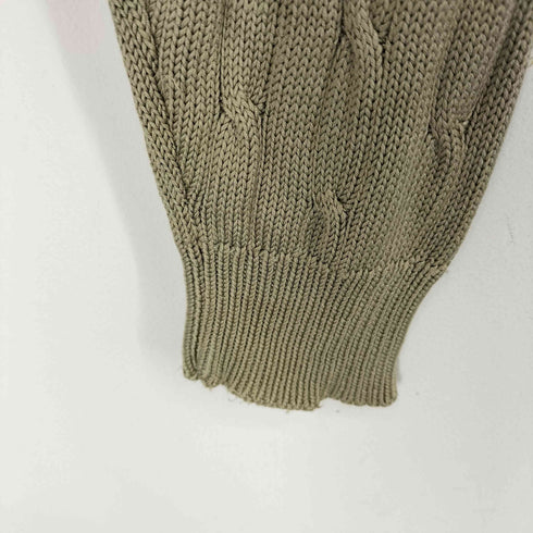 バリーブリッケン BARRY BRICKEN 90s シルク100% ケーブルニット メンズ JPN:XL