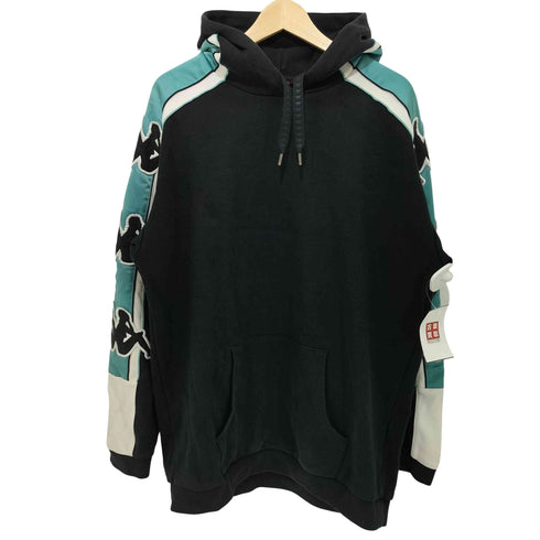 カッパ Kappa PULL HOODIE BANDA COLLECTION OMNI サイド刺繍プルオーバーパーカー メンズ M