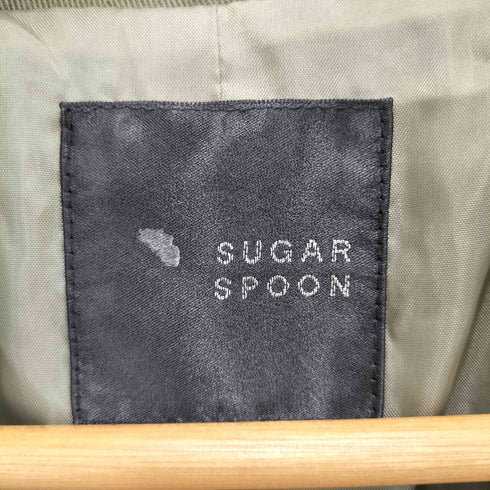 シュガースプーン SUGAR SPOON ウエストギャザリングトレンチコート レディース FREE