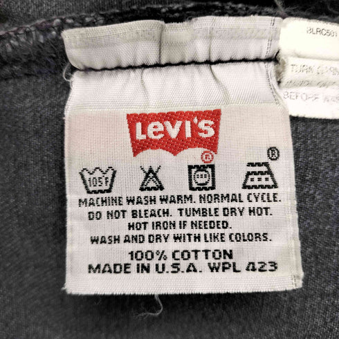 リーバイス Levis 501 ボタン裏553 99年06月製 ボタンフライブラックデニム メンズ W34