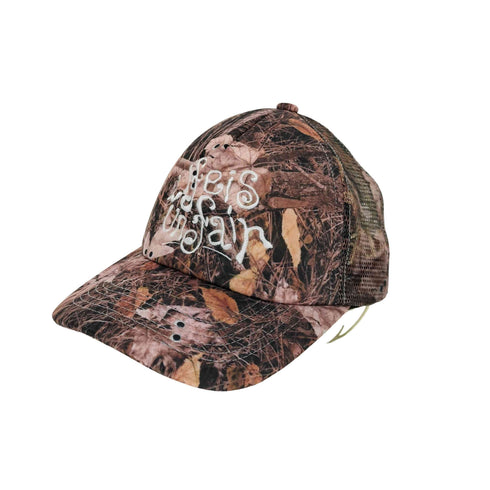 Life is Unfair Trucker Hat カモ メッシュキャップ メンズ